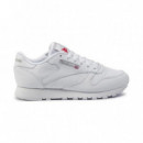 Zapatilla REEBOK Classic Junior Piel Blanca