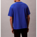Camiseta CALVIN KLEIN Logo Bordado Azul