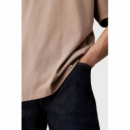 Camiseta CALVIN KLEIN Washed Beige