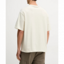 Camiseta CALVIN KLEIN Logo Bordado Crema