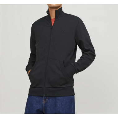 Sudadera Jack&Jones cremallera negra