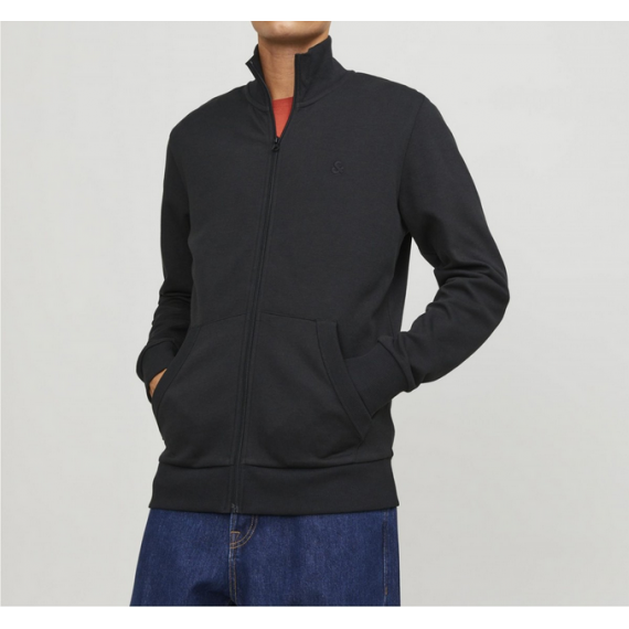 Sudadera Jack&Jones cremallera negra