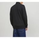 Sudadera Jack&Jones cremallera negra