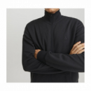 Sudadera Jack&Jones cremallera negra