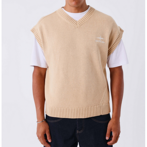 Chaleco Punto ProjectXParis beige PB