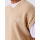 Chaleco Punto ProjectXParis beige PB