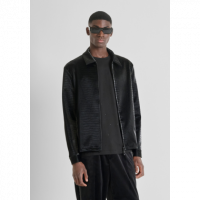 Chaqueta ANTONY MORATO Negra Estampado Cocodrilo Pb