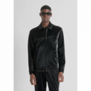 Chaqueta ANTONY MORATO Negra Estampado Cocodrilo Pb