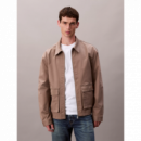 Chaqueta CALVIN KLEIN Utility Taupe Pb