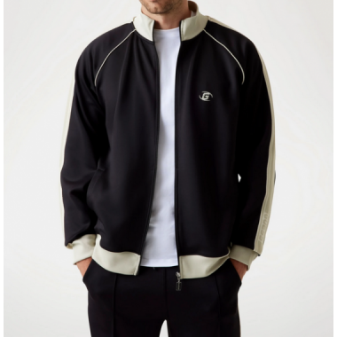 Sudadera Guess cremallera negra