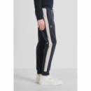 Jogger Antony Morato azul marino bandas laterales