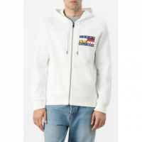 Sudadera TOMMY HILFIGER Cremallera Blanca