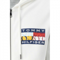 Sudadera TOMMY HILFIGER Cremallera Blanca