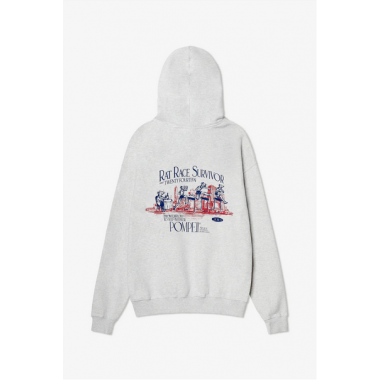 Sudadera Pompeii Brand Race Survivor gris PB
