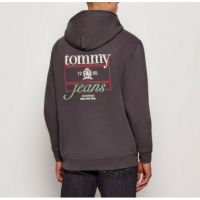 Sudaderatommy Jeans Heritage Crest Gris Oscuro Pb  TOMMY JEANS