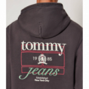 Sudaderatommy Jeans Heritage Crest Gris Oscuro Pb  TOMMY JEANS