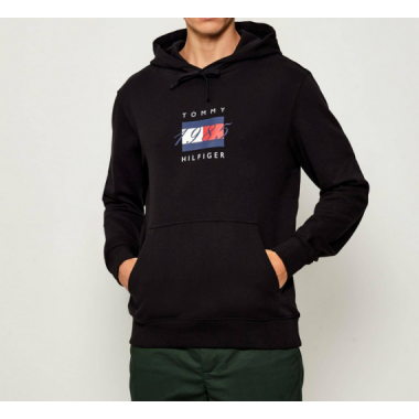 Sudadera Tommy Hilfiger Graphic negra PB