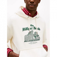 Sudadera TOMMY HILFIGER Drawstring Blanco Crema Pb