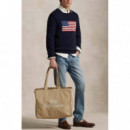 East Wst Tte-tote-large Light Beige  RALPH LAUREN