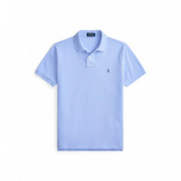 SSKCCMSLM1-SHORT Sleeve-knit Blue  RALPH LAUREN