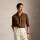 CUBDPPCS-LONG SLEEVE-SPORT SHIRT BROWN