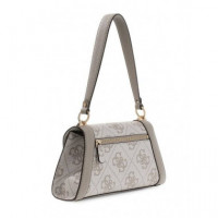 Karnilla Logo Bucket Dark Taupe Logo  GUESS