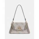 Karnilla Logo Bucket Dark Taupe Logo  GUESS