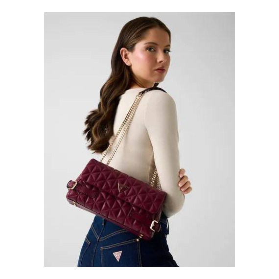 Atabey Hobo Burgundy  GUESS