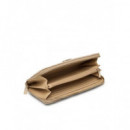 Silia Slg Medium Zip Biscotti Logo  GUESS