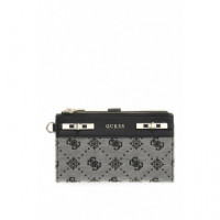 Melinda Logo Slg Dbl Black Logo  GUESS