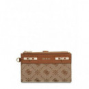 Melinda Logo Slg Dbl Latte Logo  GUESS