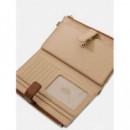 Melinda Logo Slg Dbl Latte Logo  GUESS