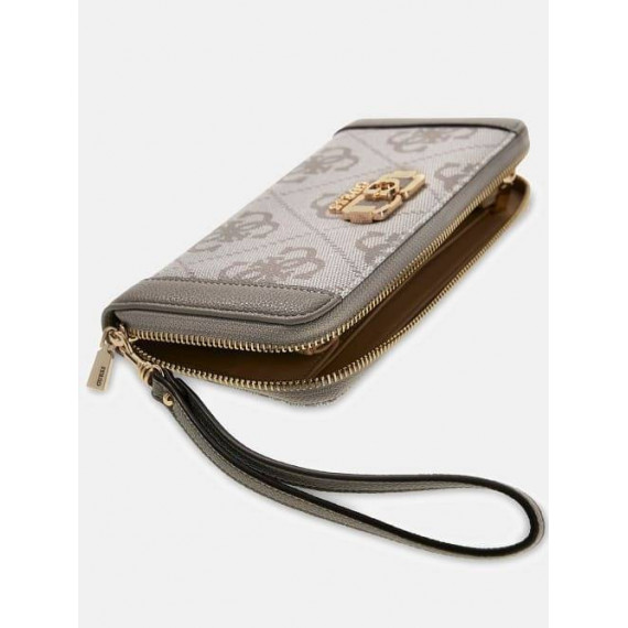 Karnilla Logo Slg Lr Dark Taupe Logo  GUESS