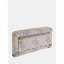 Karnilla Logo Slg Lr Dark Taupe Logo  GUESS