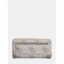 Karnilla Logo Slg Lr Dark Taupe Logo  GUESS