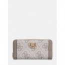 Karnilla Logo Slg Lr Dark Taupe Logo  GUESS