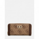 Karnilla Logo Slg Lr Latte Logo/brown  GUESS