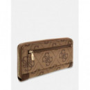 Karnilla Logo Slg Lr Latte Logo/brown  GUESS