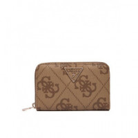 Laurel Ii Slg Med Zi Latte Logo/brown  GUESS