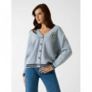 Ls Vn Madison Cardi Marble Heather  GUESS