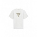 SS CN TERRY LOGO TEE PURE WHITE