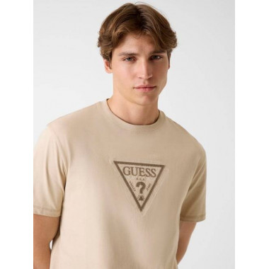 SS CN TERRY LOGO TEE NEUTRAL SAND
