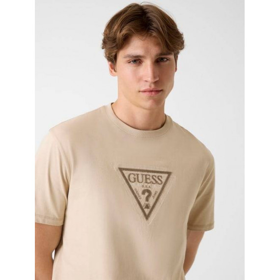 SS CN TERRY LOGO TEE NEUTRAL SAND