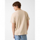 SS CN TERRY LOGO TEE NEUTRAL SAND