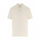Ss Honeycomb Polo Vanilla Cream  GUESS