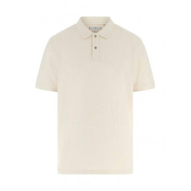 Ss Honeycomb Polo Vanilla Cream  GUESS