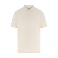 Ss Honeycomb Polo Vanilla Cream  GUESS