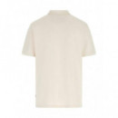 Ss Honeycomb Polo Vanilla Cream  GUESS