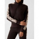 Britney Full Zip Swe Coffee Roast  GUESS