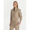 Britney Full Zip Swe Pasadena Stone  GUESS